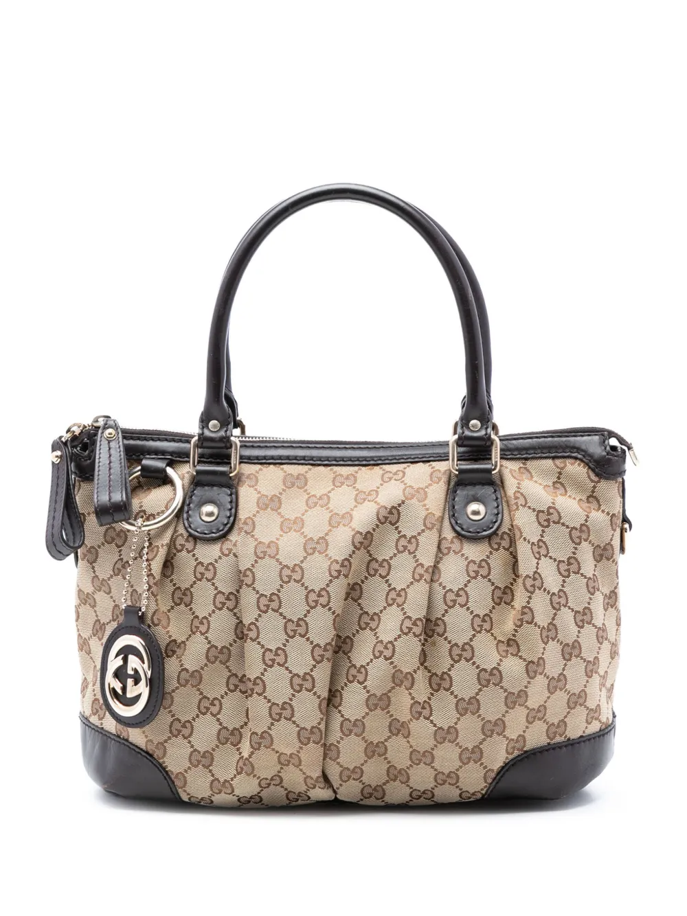 Gucci Pre-Owned 2016-2026 GG Canvas Sukey satchel - Marrone