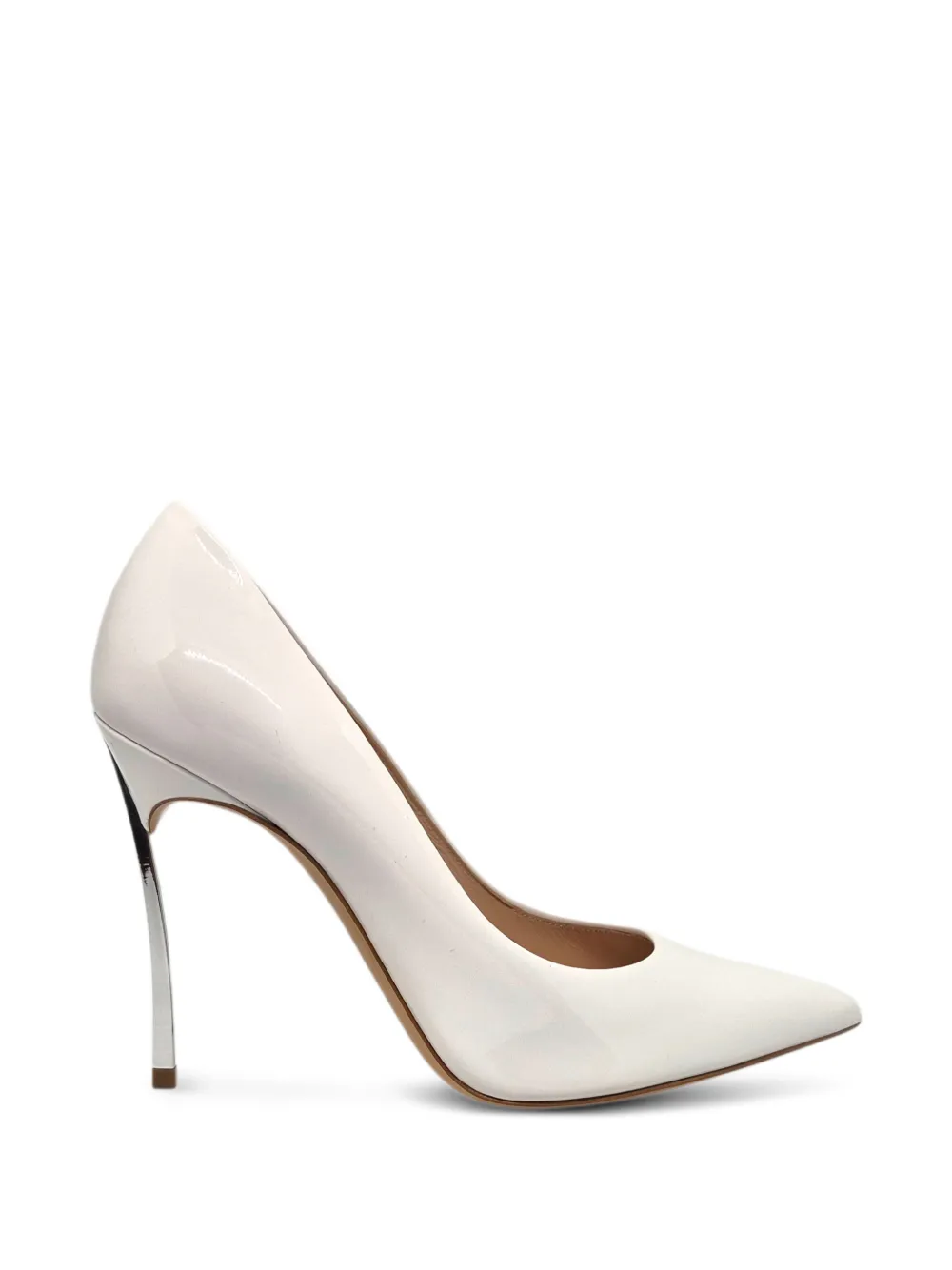 Casadei Blade pumps met puntige neus Wit