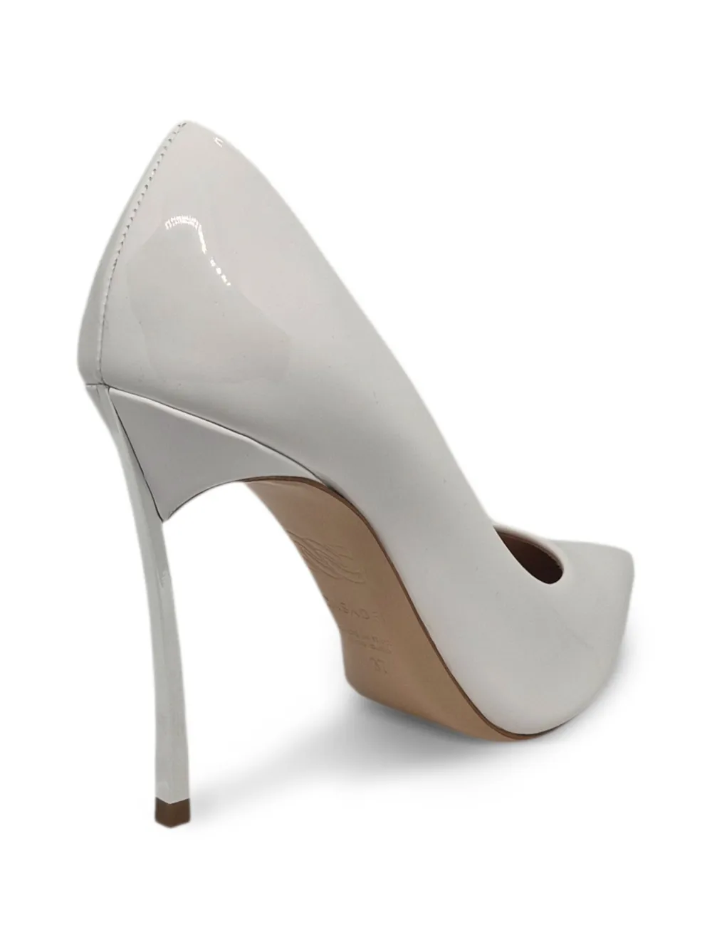 Casadei Blade pumps met puntige neus Wit