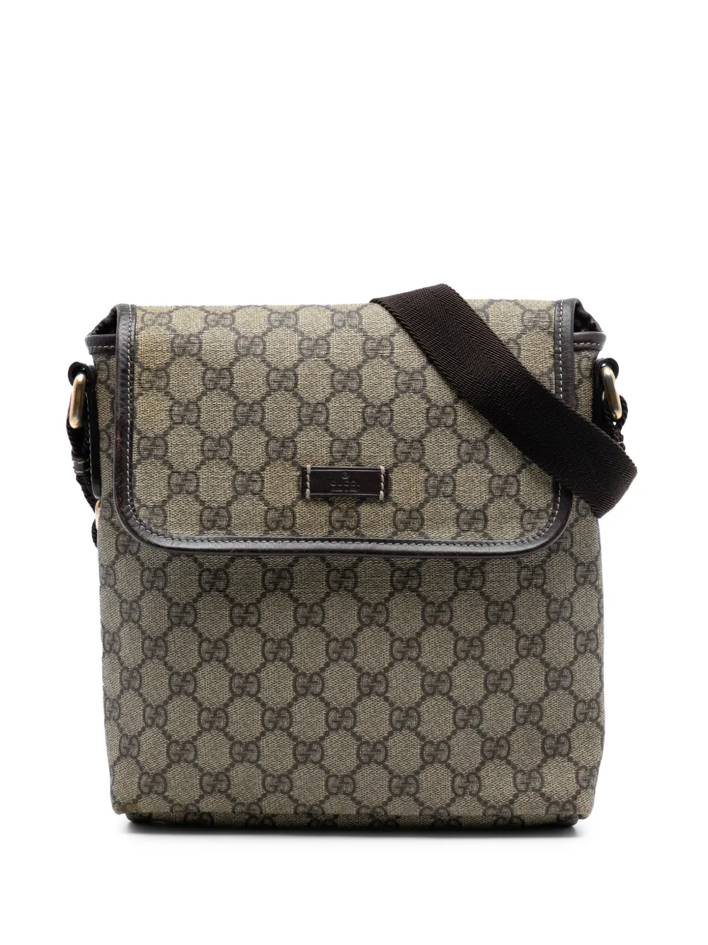 Gucci Pre-Owned 2016-2026 GG Supreme crossbody bag - Marrone