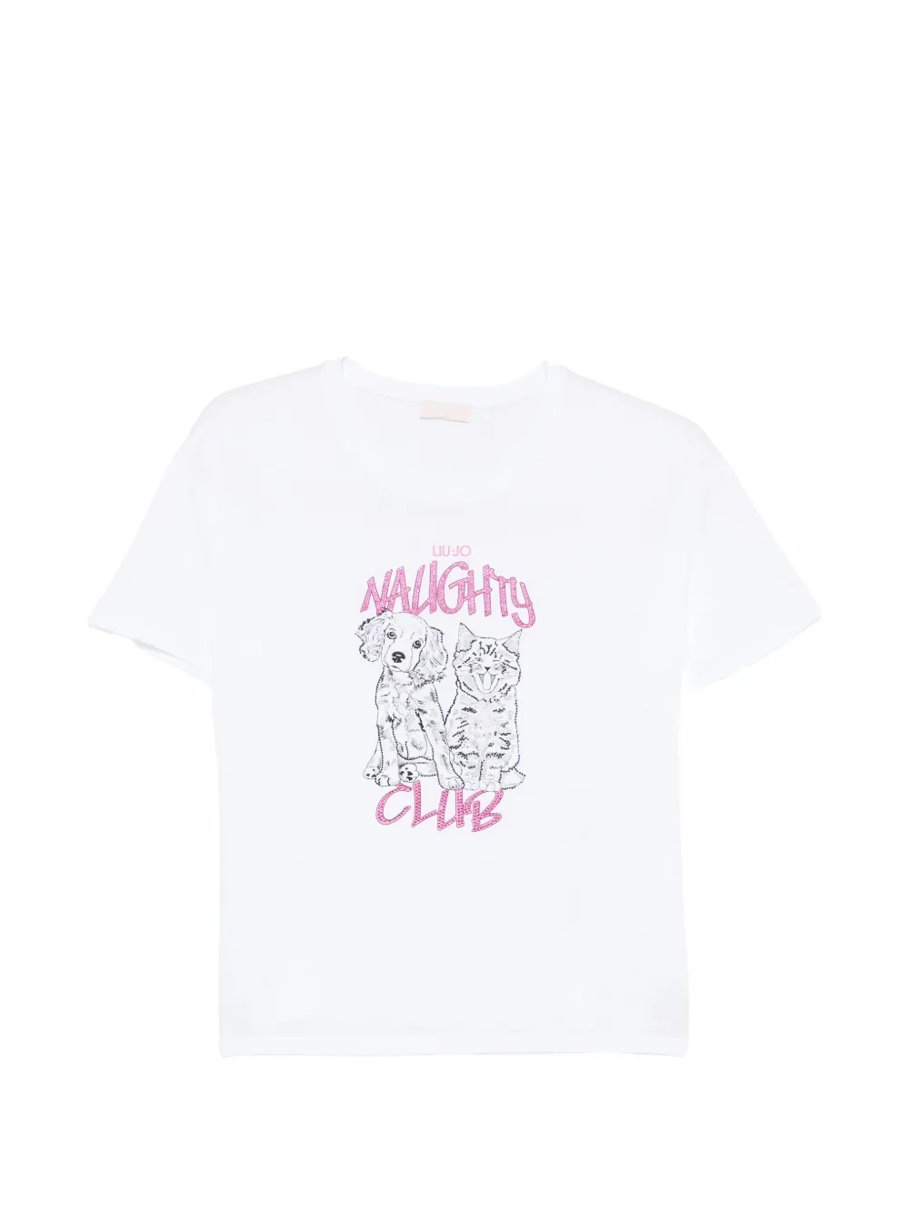 LIU JO graphic-print T-shirt - Bianco