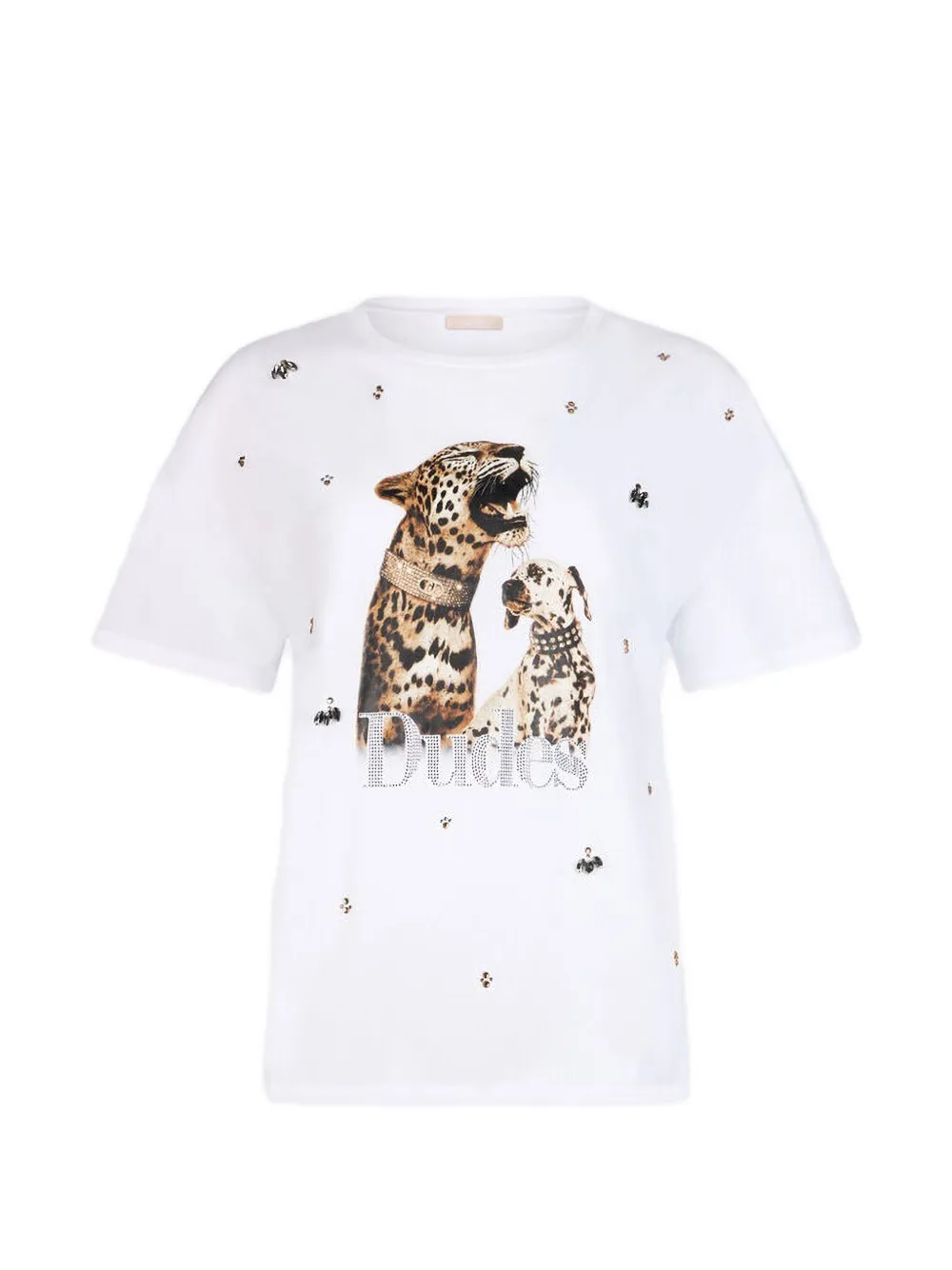 LIU JO T-shirt met dierenprint Wit