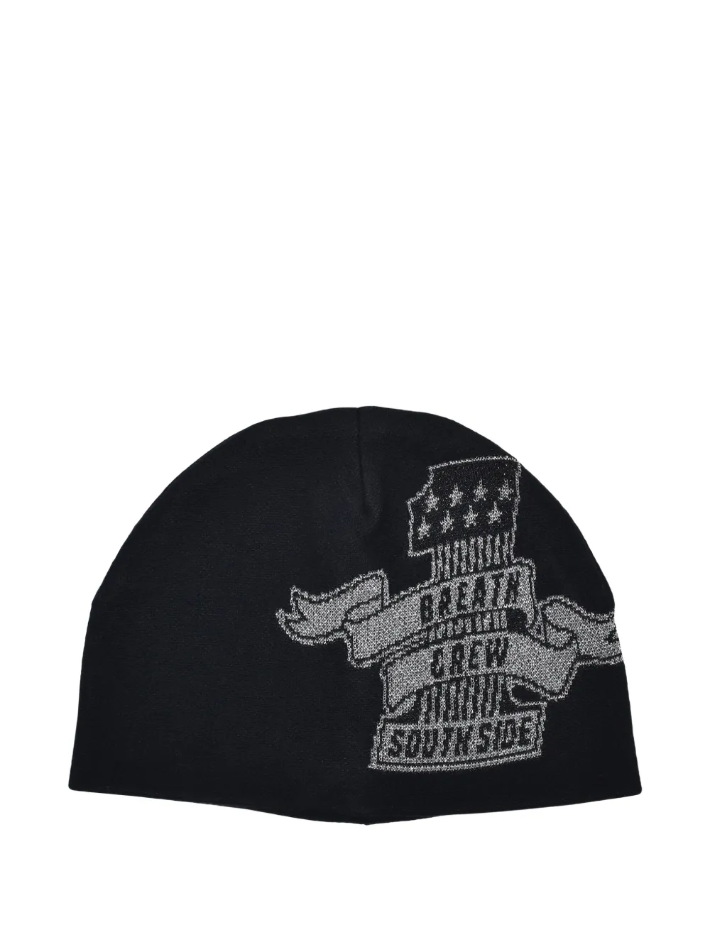 BREATH logo beanie hat - Nero