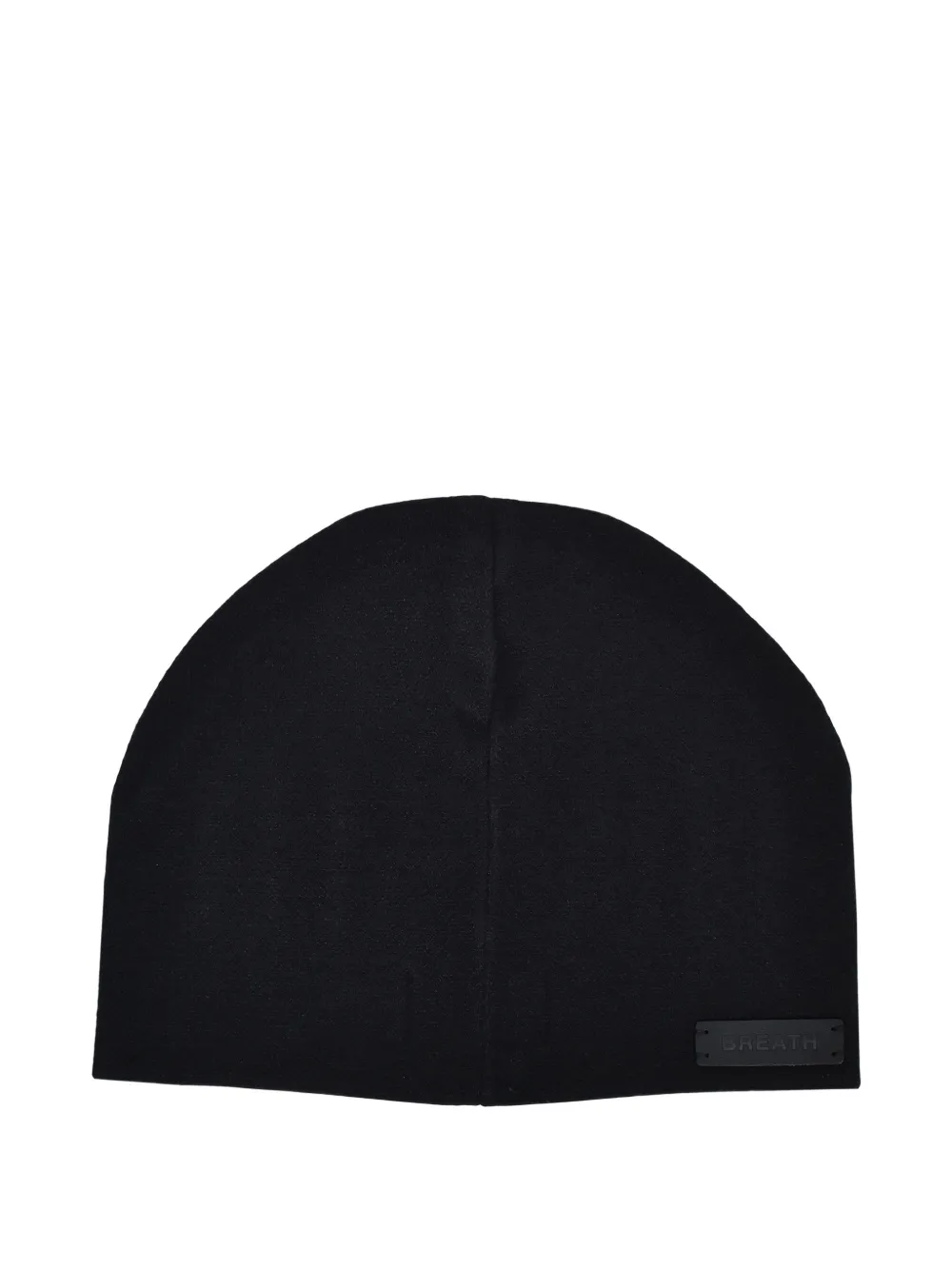 BREATH logo-embroidered beanie hat - Nero