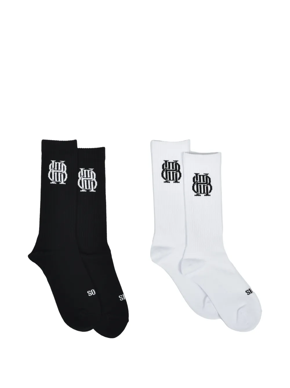 BREATH logo socks (set of two) - Nero