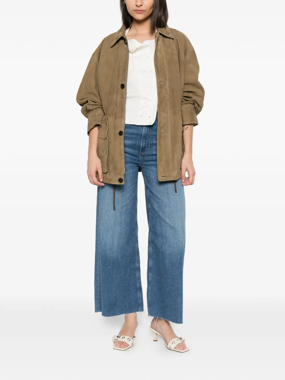 Citizens of Humanity Lyra gerafelde jeans Blauw