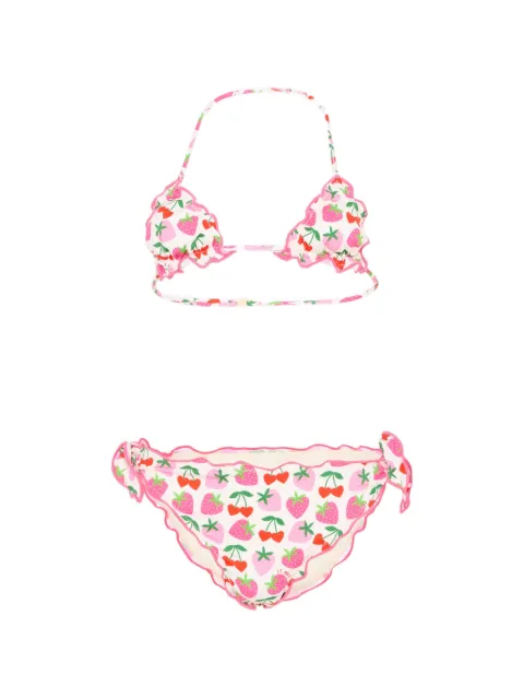 MC2 Saint Barth Kids bikini estampado con volantes