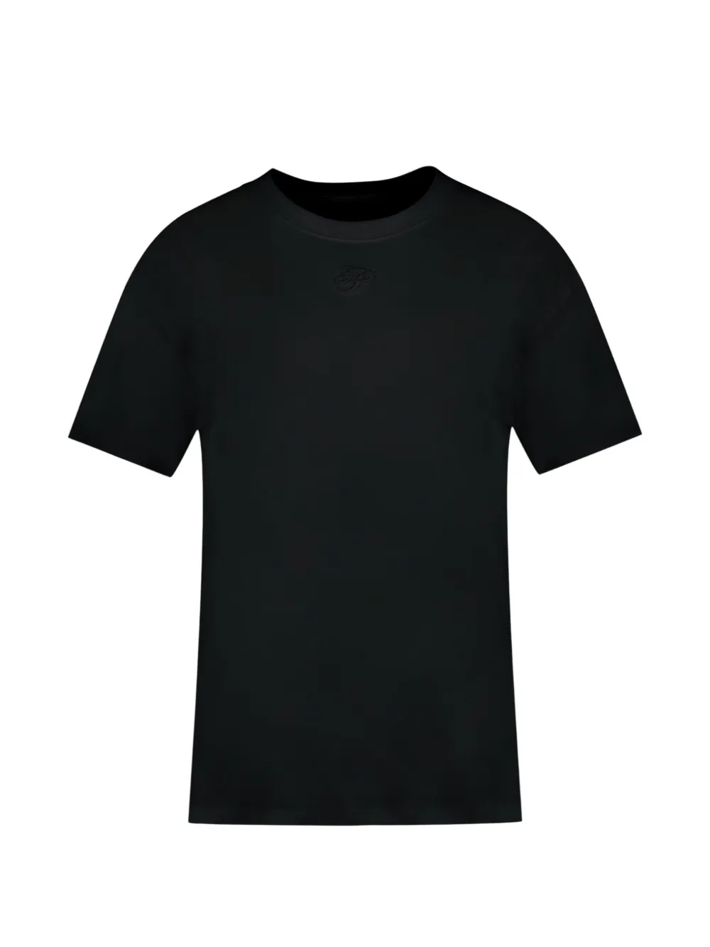3.PARADIS embroidered T-shirt - Schwarz