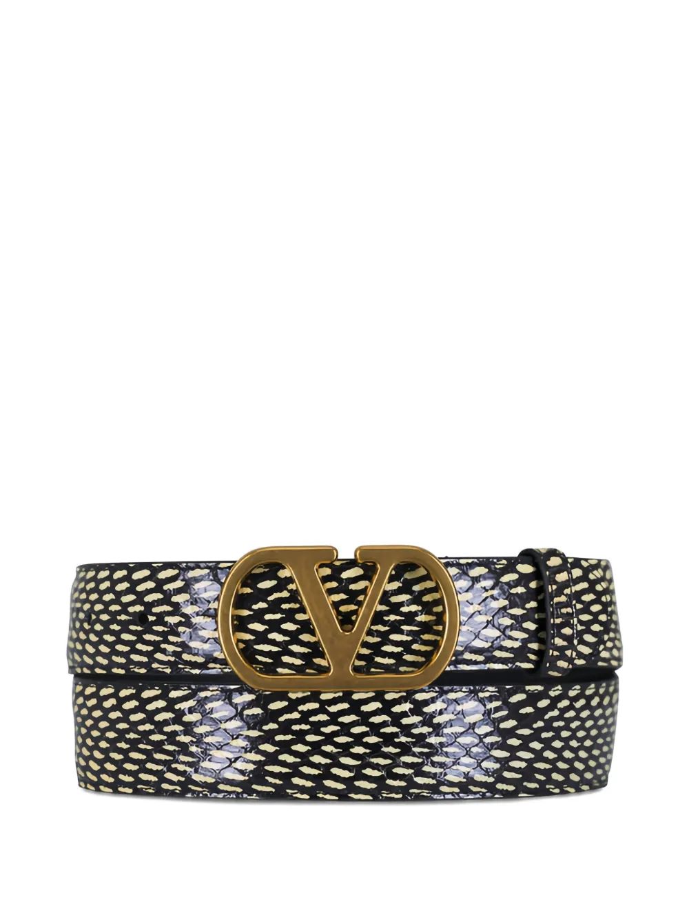 Valentino Garavani VLogo-buckle belt - Black