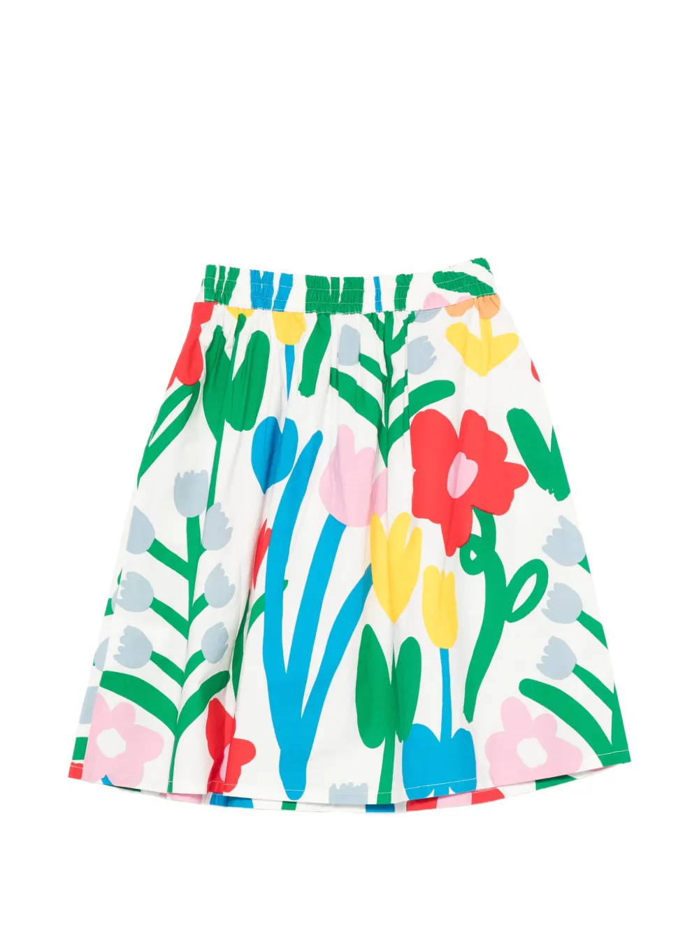Stella McCartney Kids Rok met bloemenprint Wit