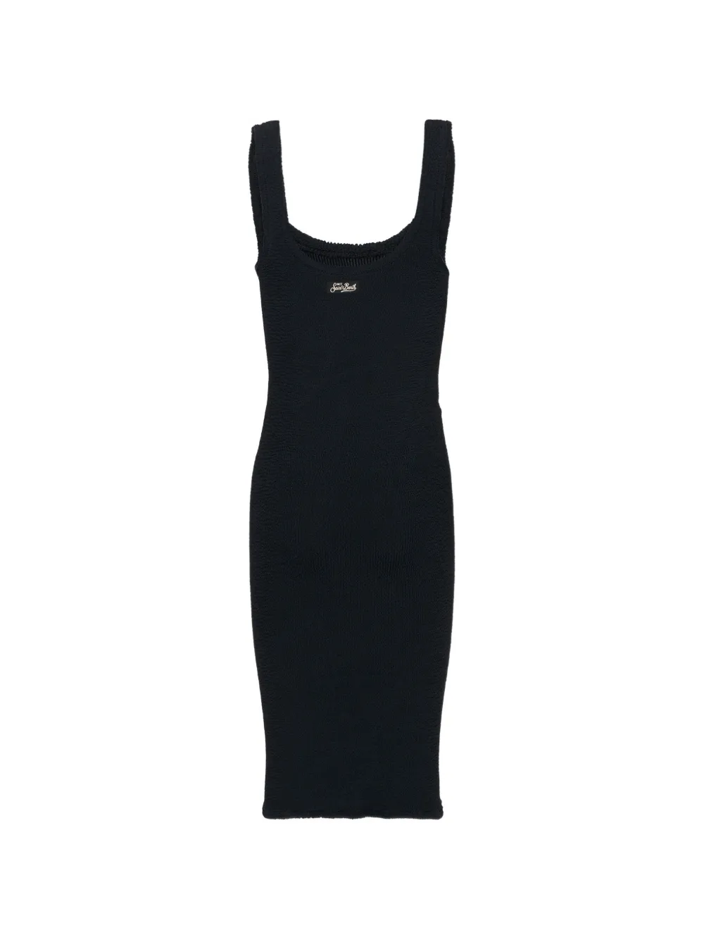  Mc2 Saint Barth Kids Taina Textured Dress - Black 