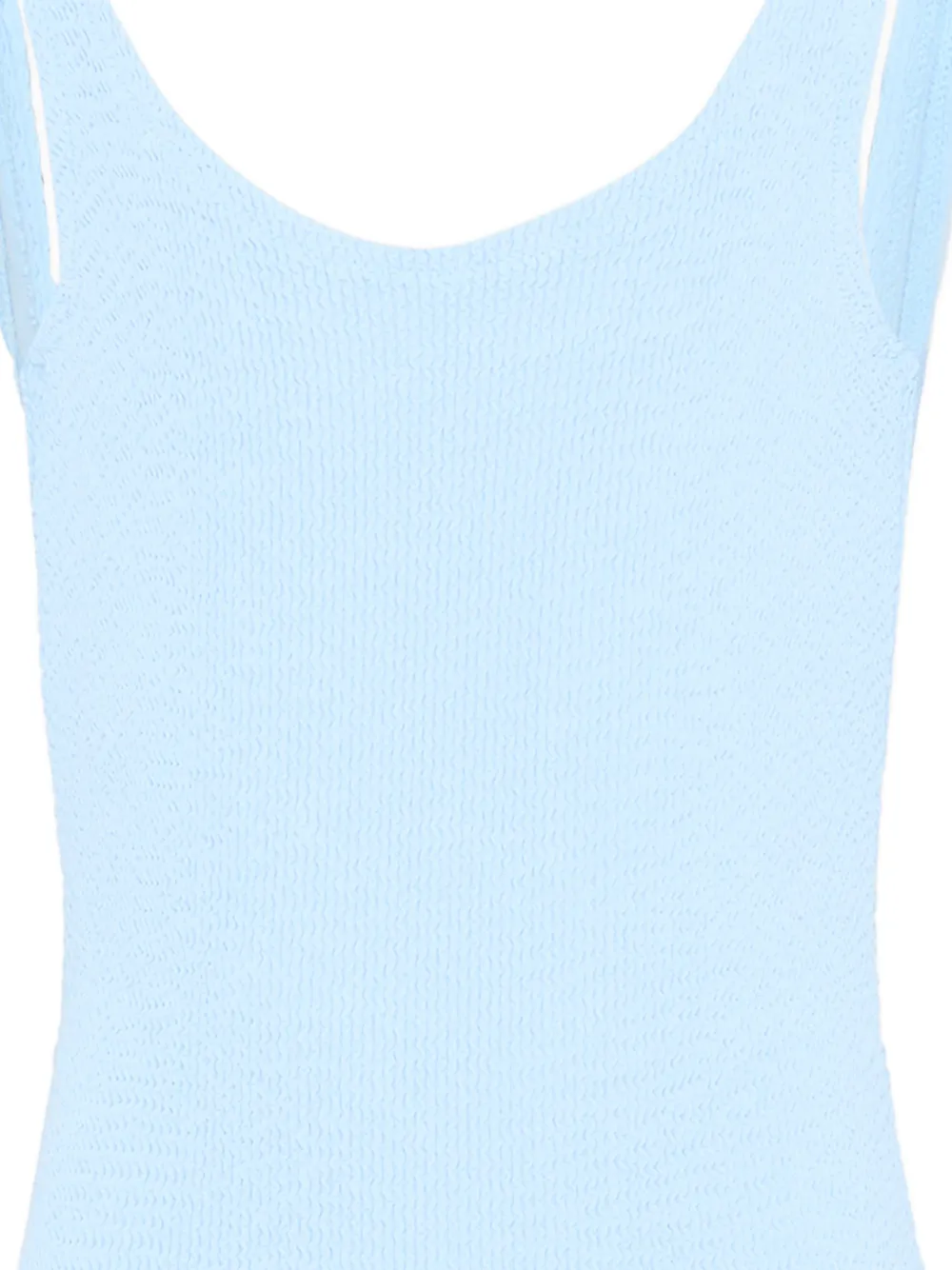  Mc2 Saint Barth Kids Ruffled Swimsuit - Blue 