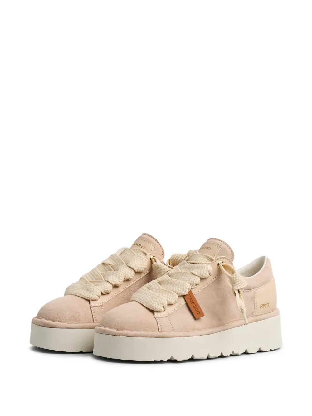 PANCHIC Sneakers met plateauzool Beige