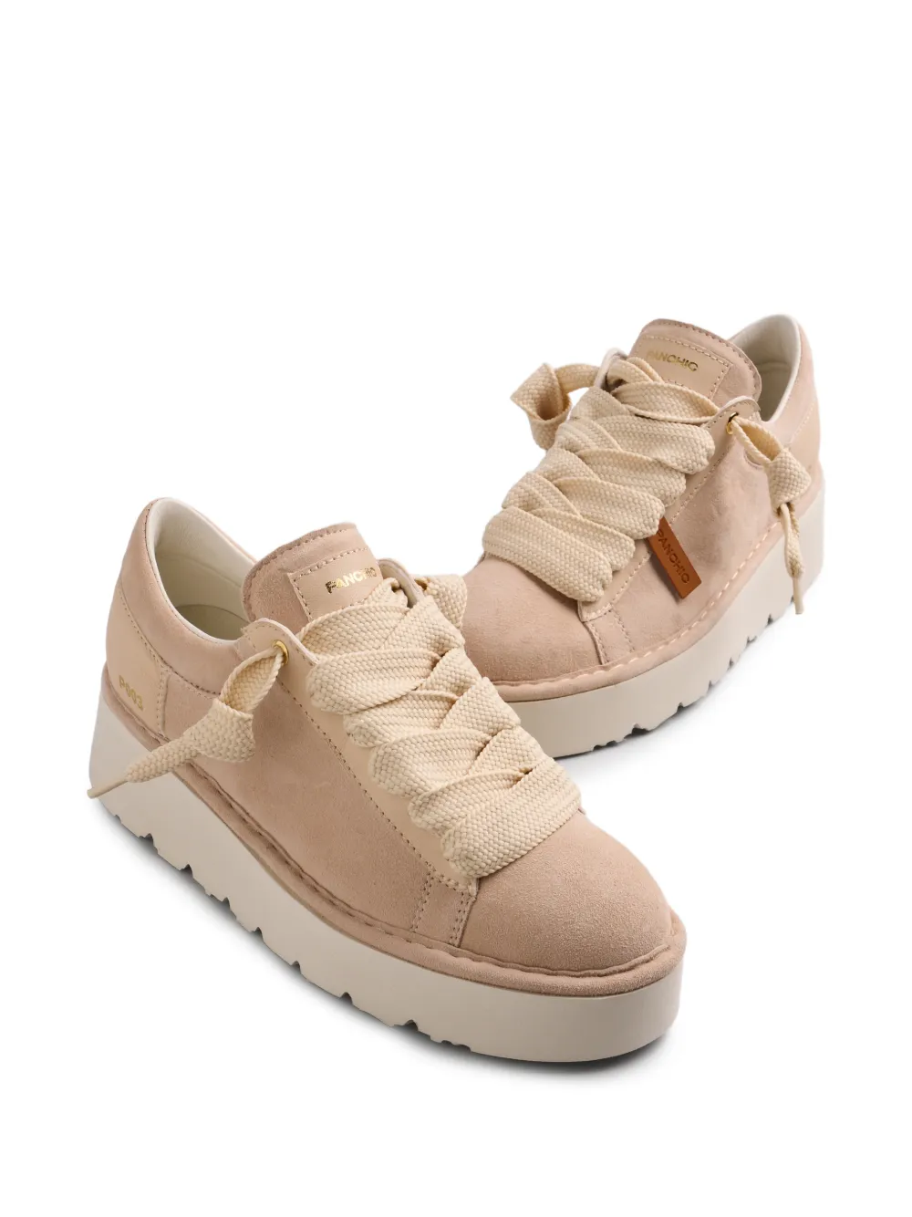 PANCHIC Sneakers met plateauzool Beige