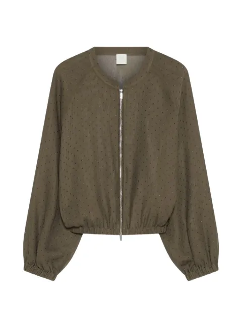 Marella MLMCLARINO rhinestone-details bomber jacket