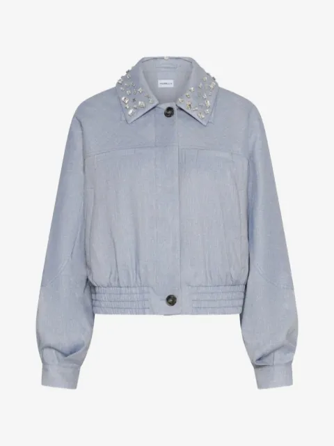 Marella embellished cropped jacket