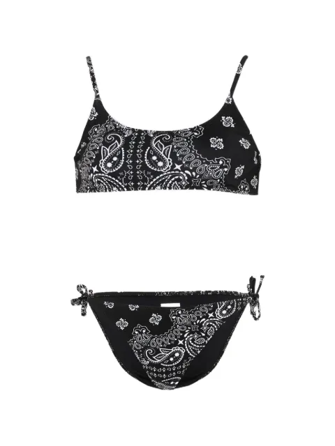 MC2 Saint Barth Kids Jaiden bikini met paisley-print