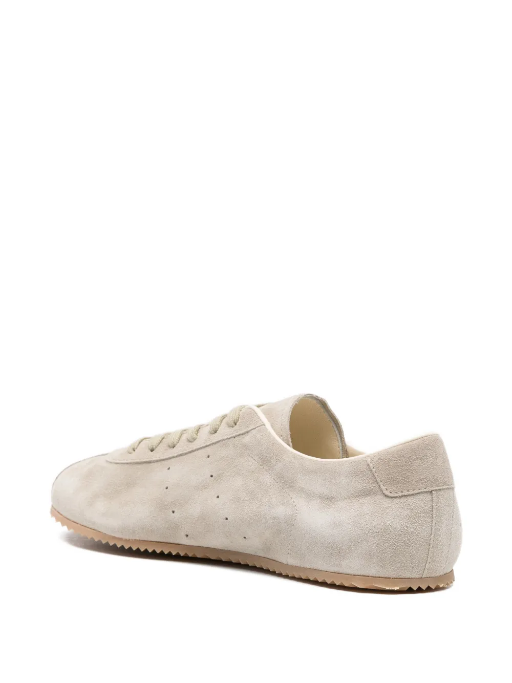 Common Projects lace-up suede sneakers Beige