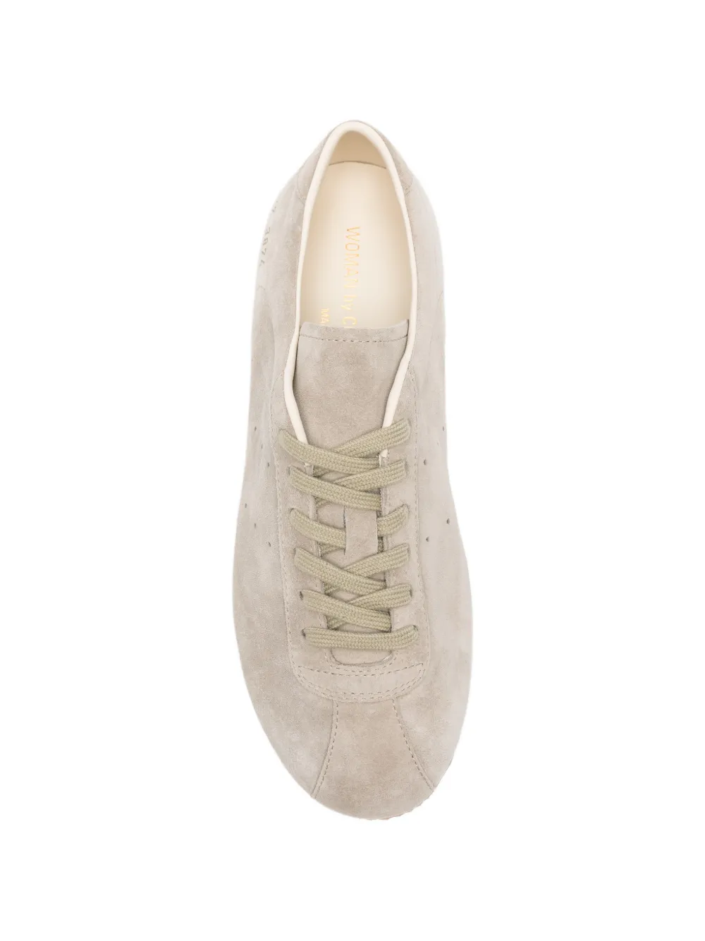 Common Projects lace-up suede sneakers Beige