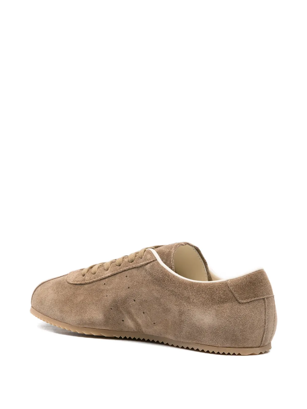 Common Projects lace-up suede sneakers Beige