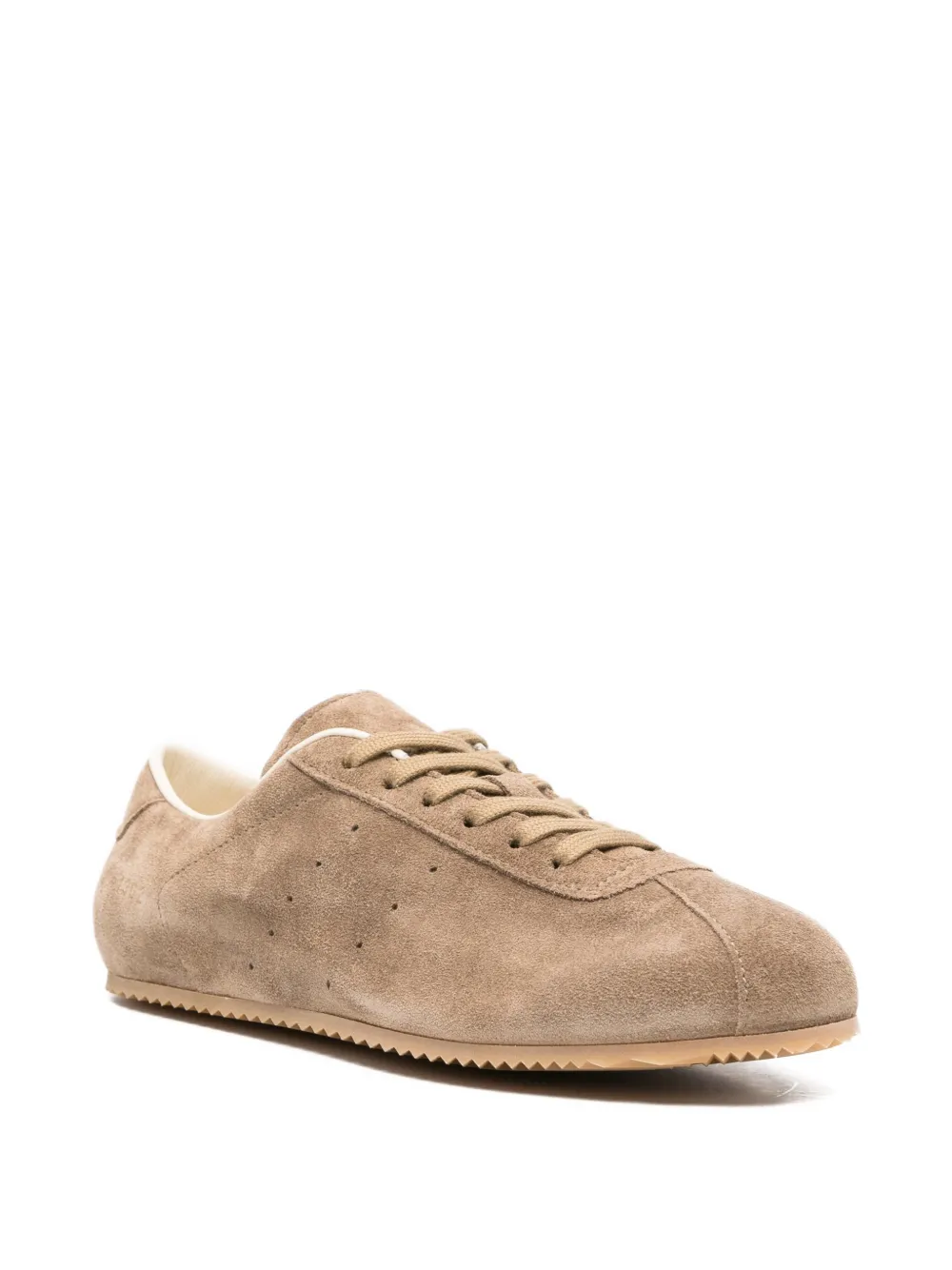 Common Projects lace-up suede sneakers Beige