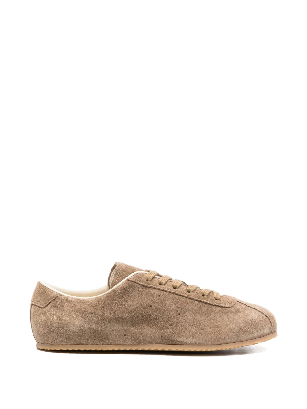Common Projects lace-up suede sneakers Beige