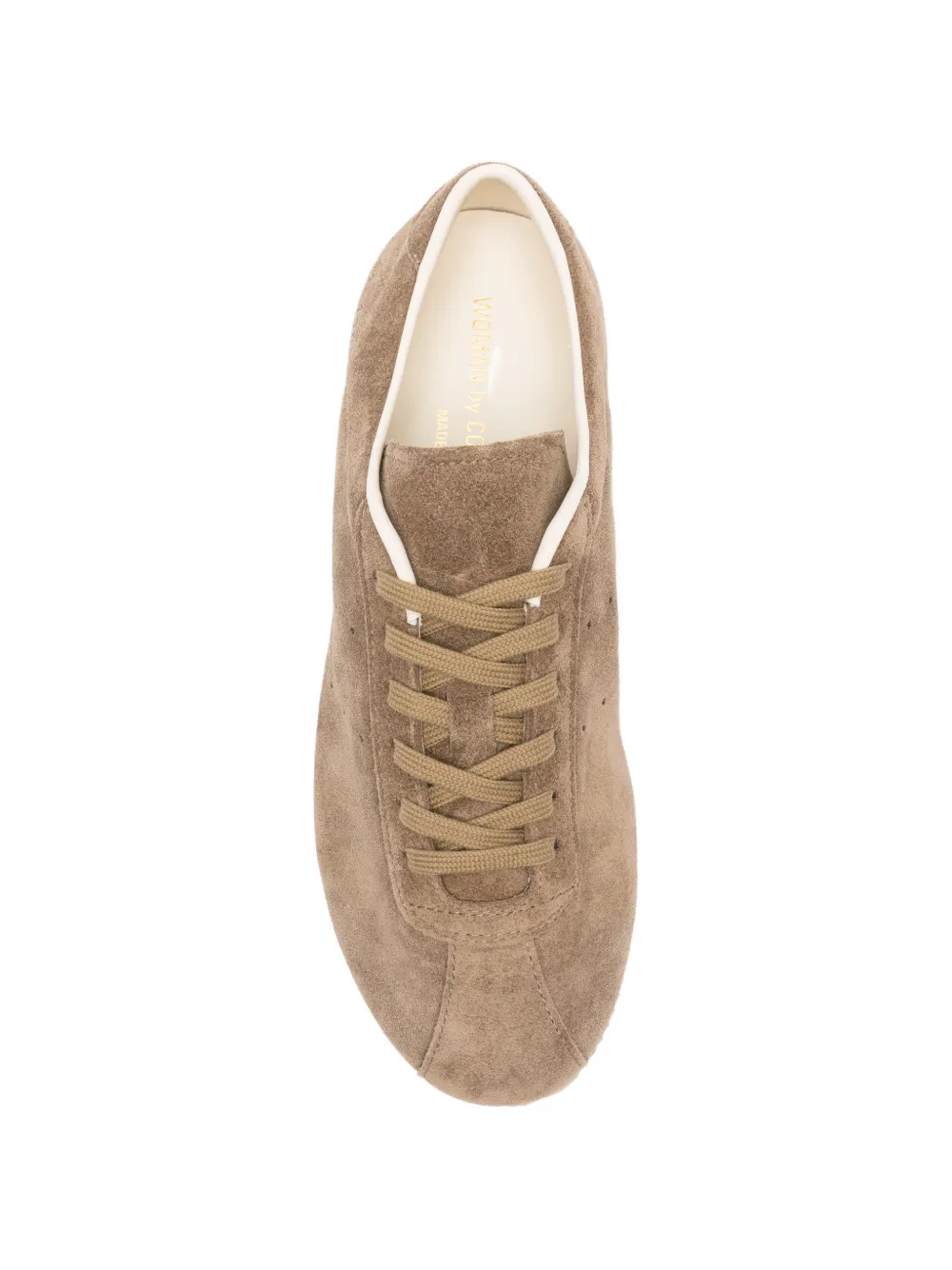 Common Projects lace-up suede sneakers Beige