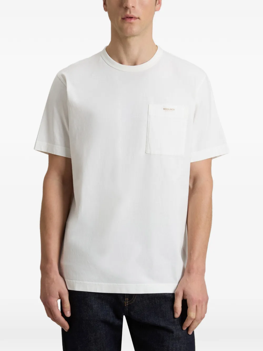  Woolrich Patch-pocket T-shirt - White 