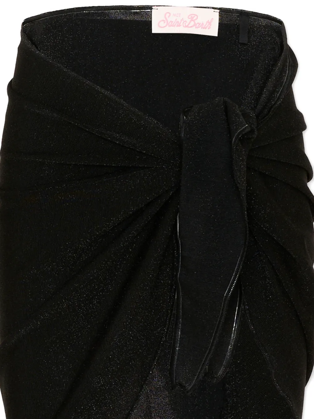  Mc2 Saint Barth Kids Sery Knot Sarong - Black 