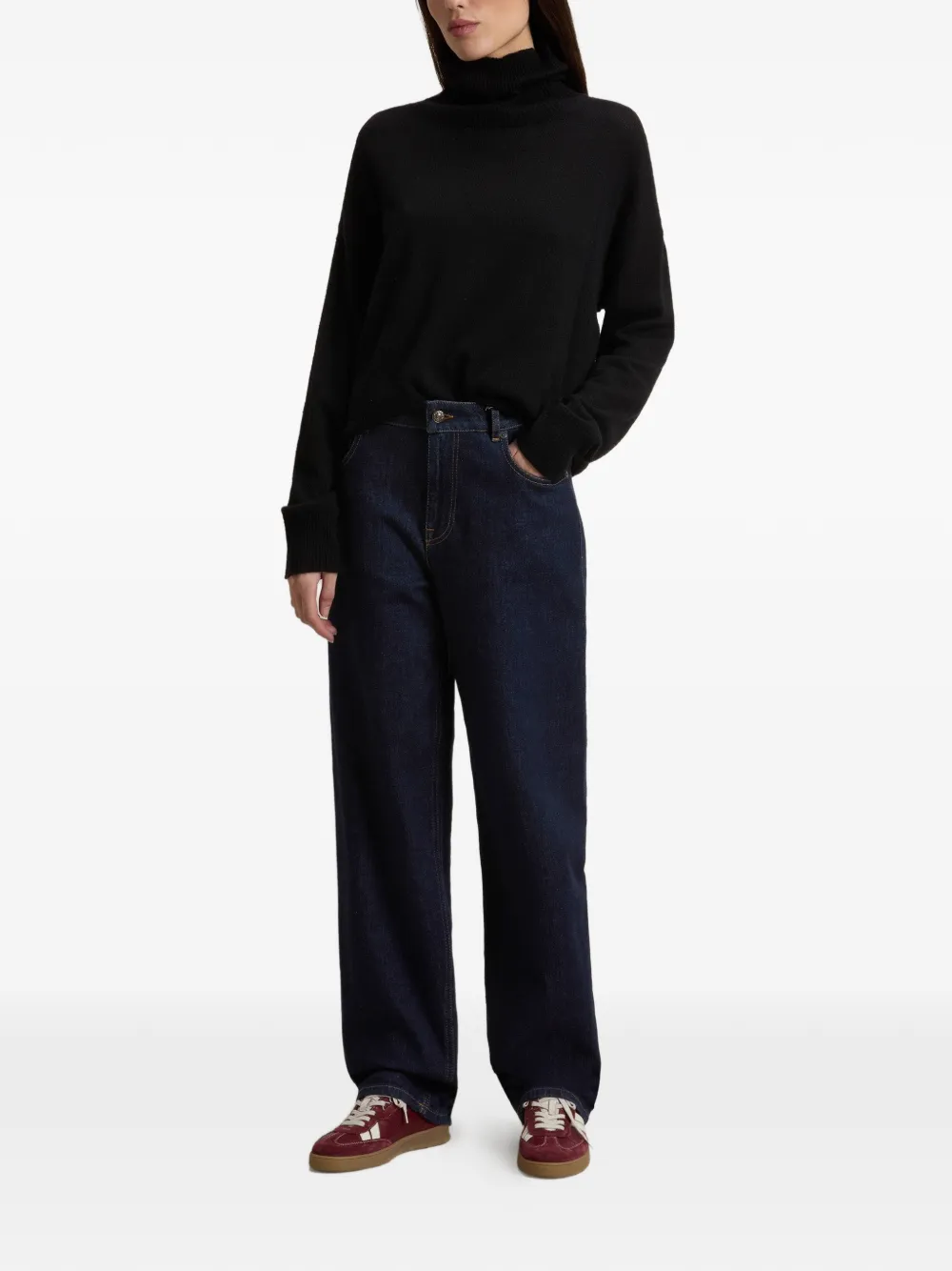  Woolrich Vaqueros Anchos 5 Pockets - Azul 