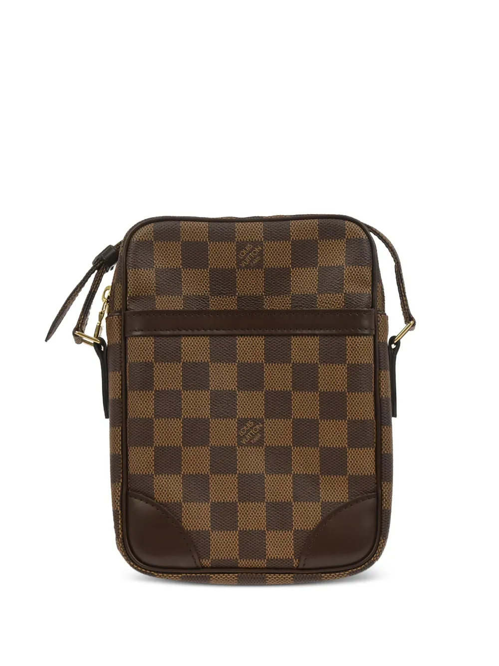 Louis Vuitton Pre-Owned Borsa a spalla Danube in tela Damier Ebene 2007 - Marrone