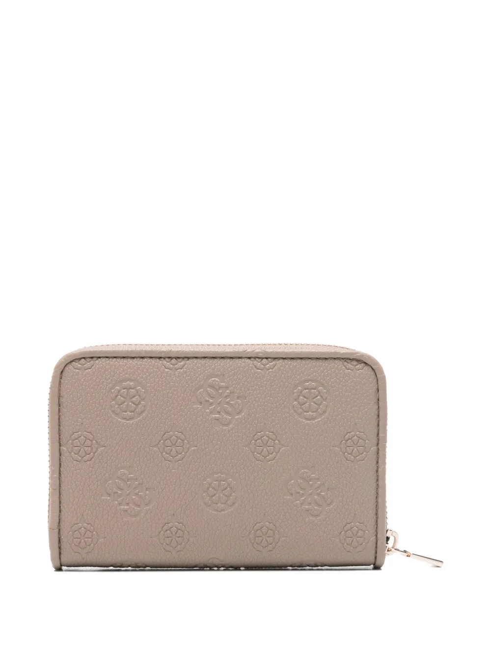  Guess Usa Debossed-monogram Wallet - Neutrals 