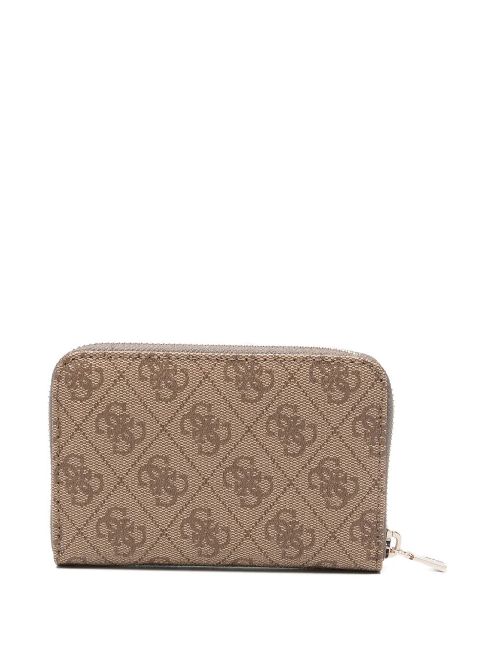  Guess Usa Monogram-pattern Wallet - Brown 