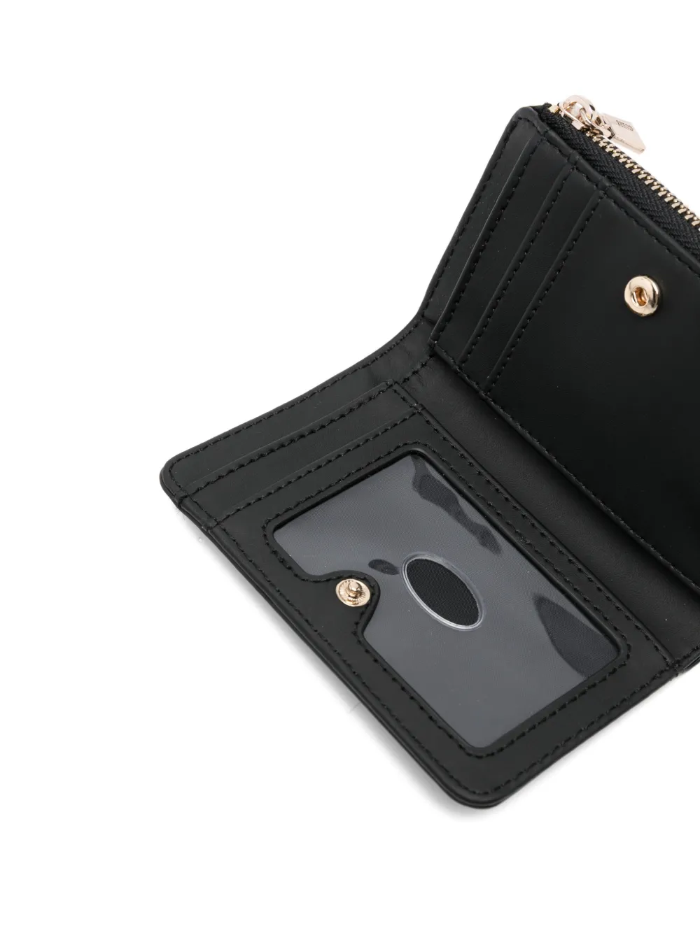  Guess Usa Monogram-pattern Wallet - Grey 