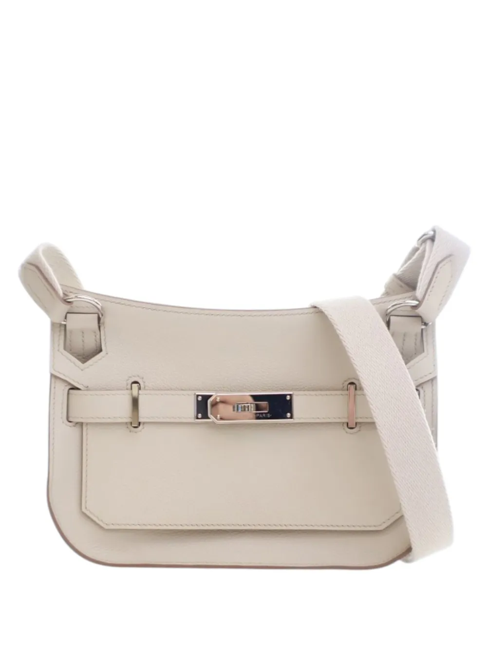 Hermès Pre-Owned 2023 Mini Evercolor Jypsiere crossbody bag - Bianco