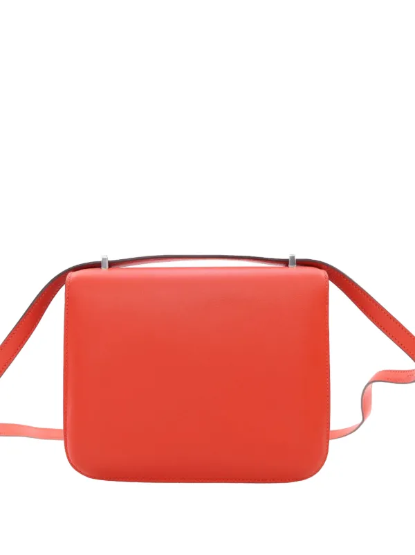 Hermès Pre-Owned 2021 Mini Swift Marble Constance 18 Crossbody Bag
