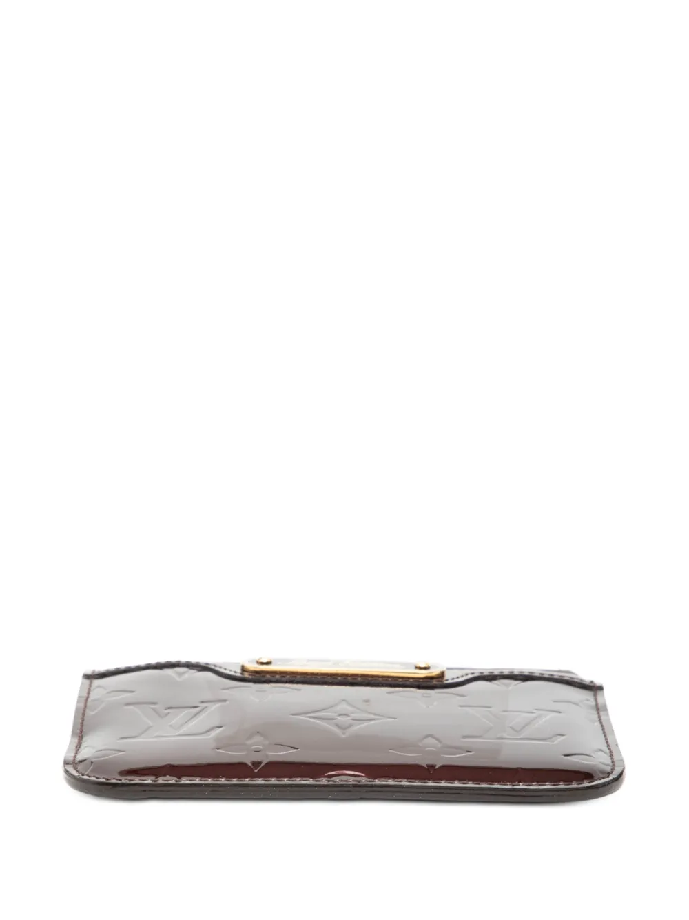 Louis Vuitton Pre-owned 2011 Monogram Vernis Pochette Coin Pouch - Red 