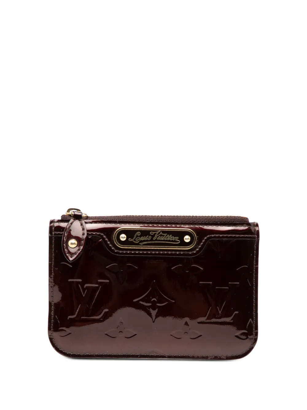 Louis Vuitton Pre-Owned 2011 Monogram Vernis Pochette coin pouch - Rosso