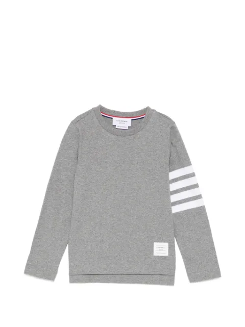 Thom Browne Kids stripe long-sleeve top