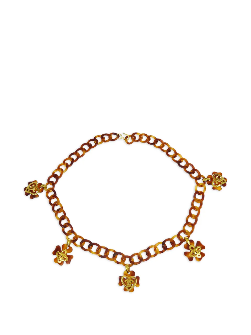 CHANEL Pre-Owned Cintura a catena 1995 - Marrone