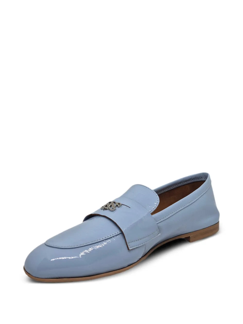 Casadei Loafers met plakkaat Blauw