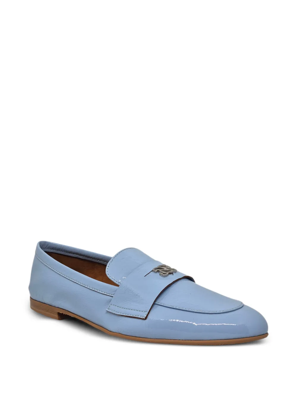 Casadei Loafers met plakkaat Blauw