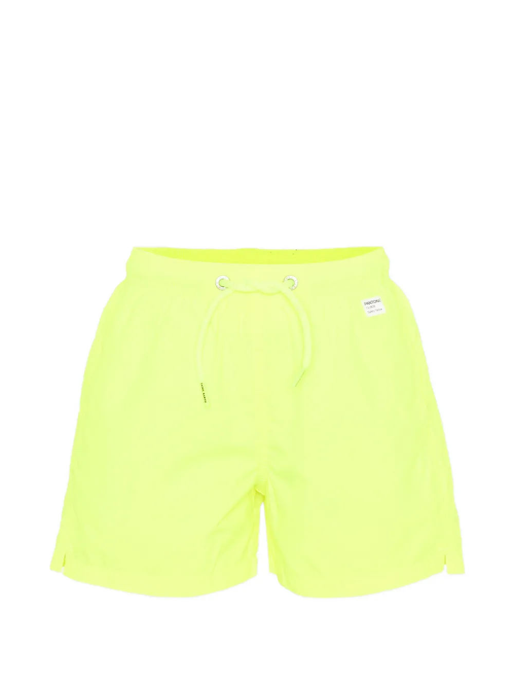 MC2 Saint Barth Kids logo drawstring swim shorts - Giallo