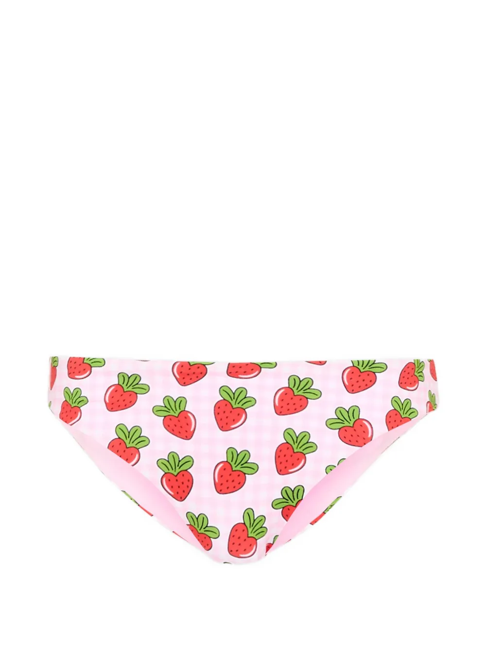 MC2 Saint Barth Kids strawberry-print bikini bottoms - Rosa
