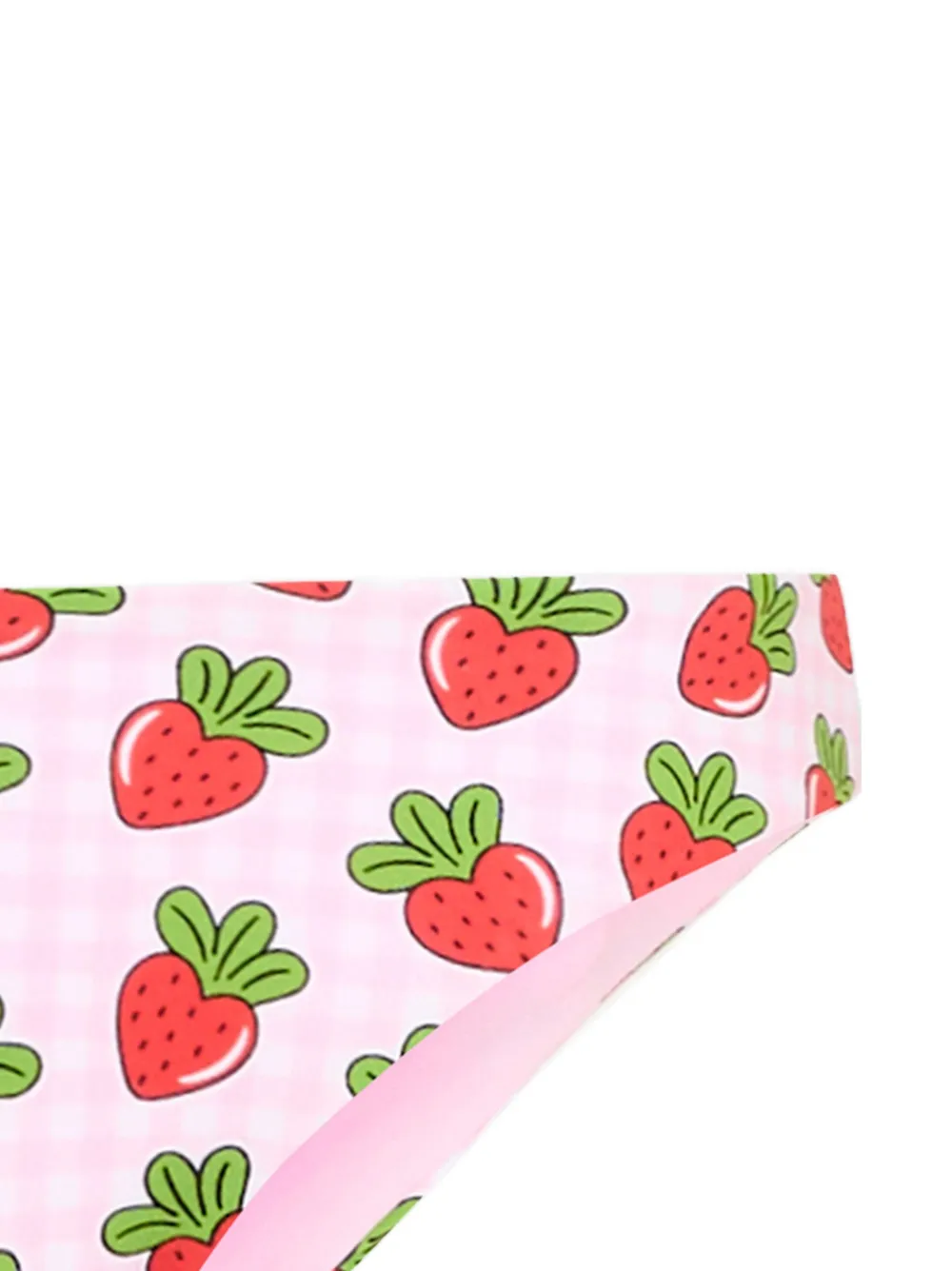  Mc2 Saint Barth Kids Strawberry-print Bikini Bottoms - Pink 
