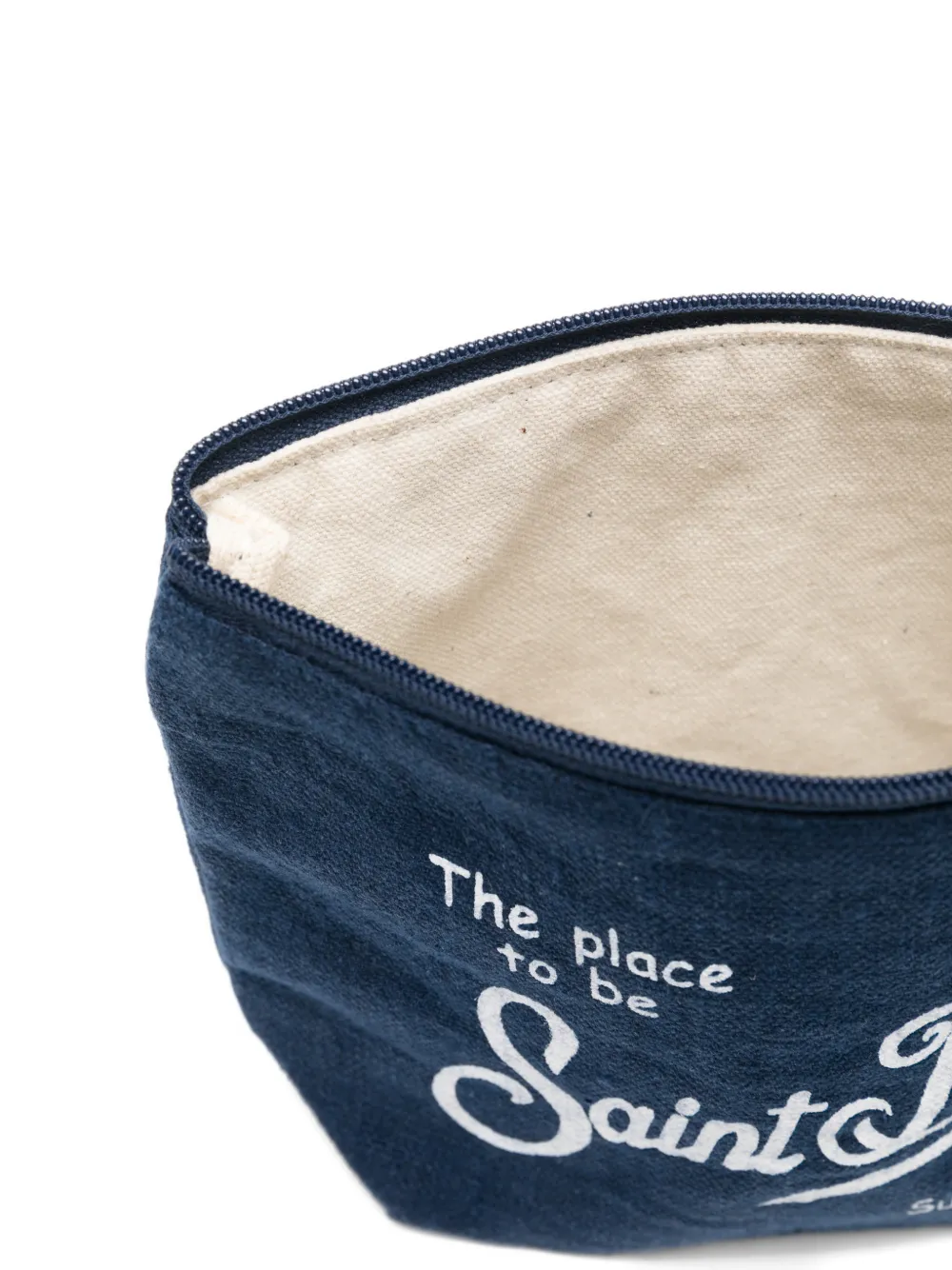 MC2 Saint Barth Clutch met rits Blauw