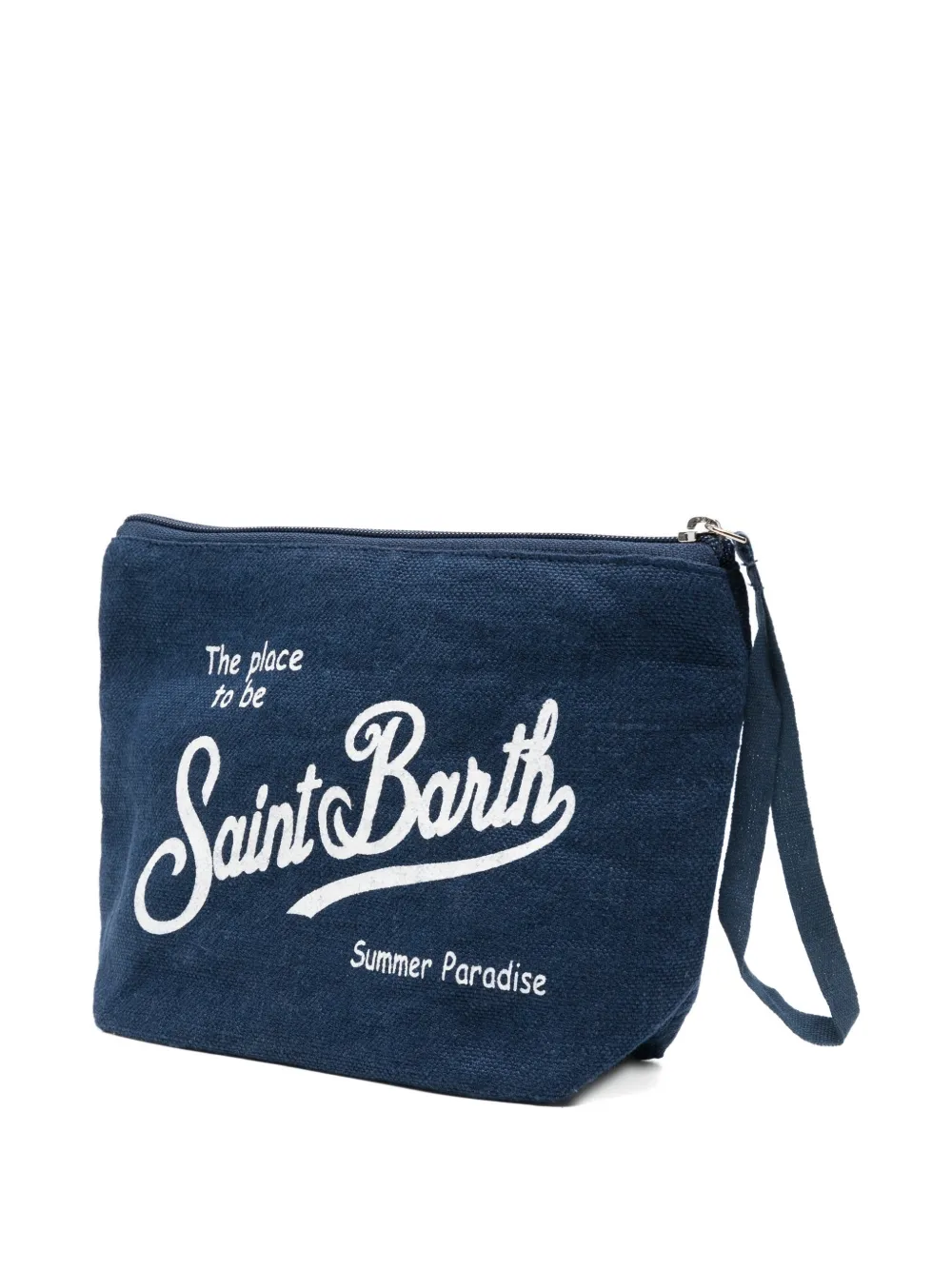 MC2 Saint Barth Clutch met rits Blauw