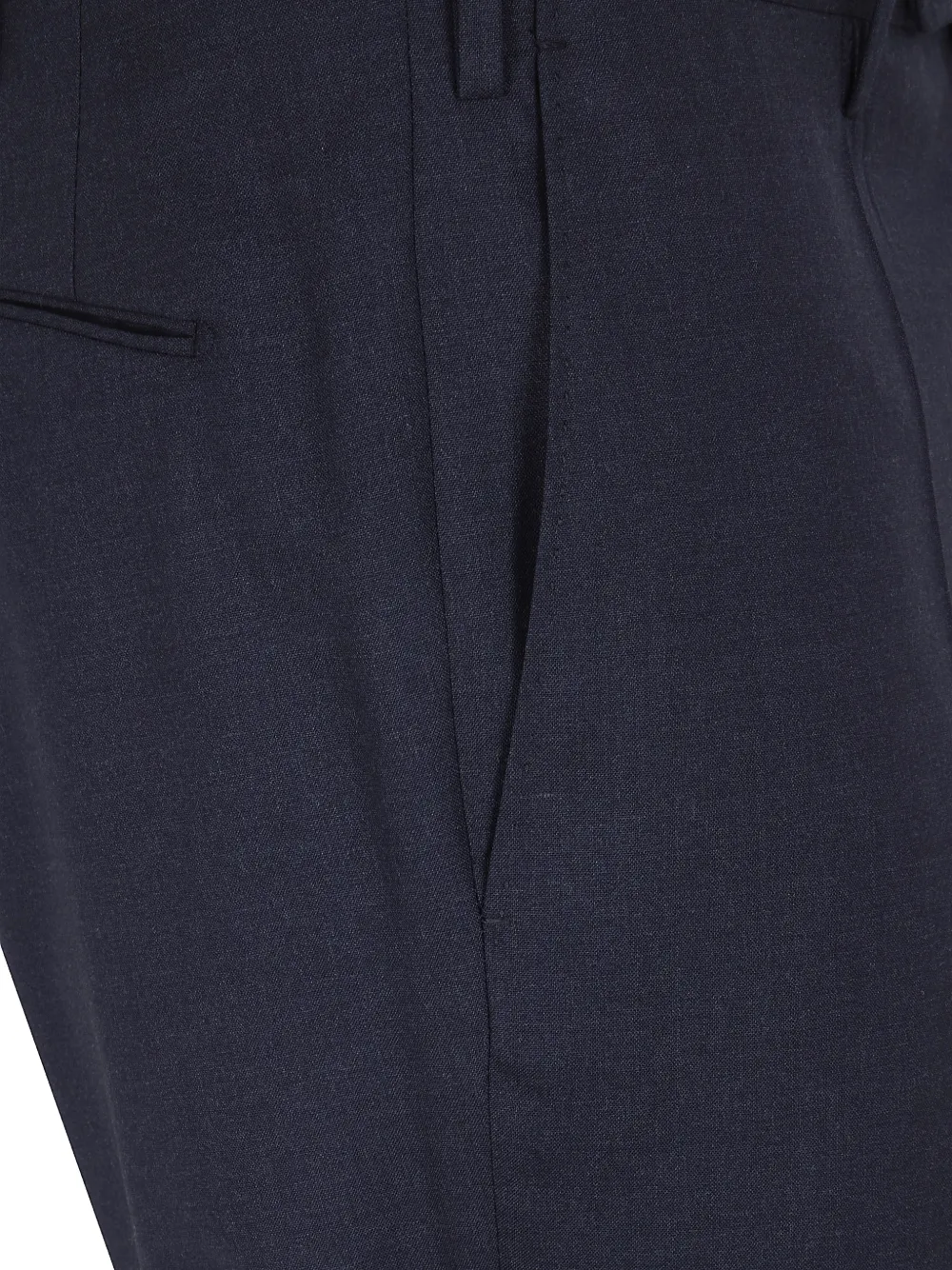 Incotex Broek met knopen Grijs