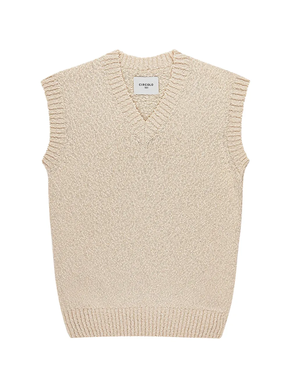 Circolo 1901 Weste mit V-Ausschnitt - Nude