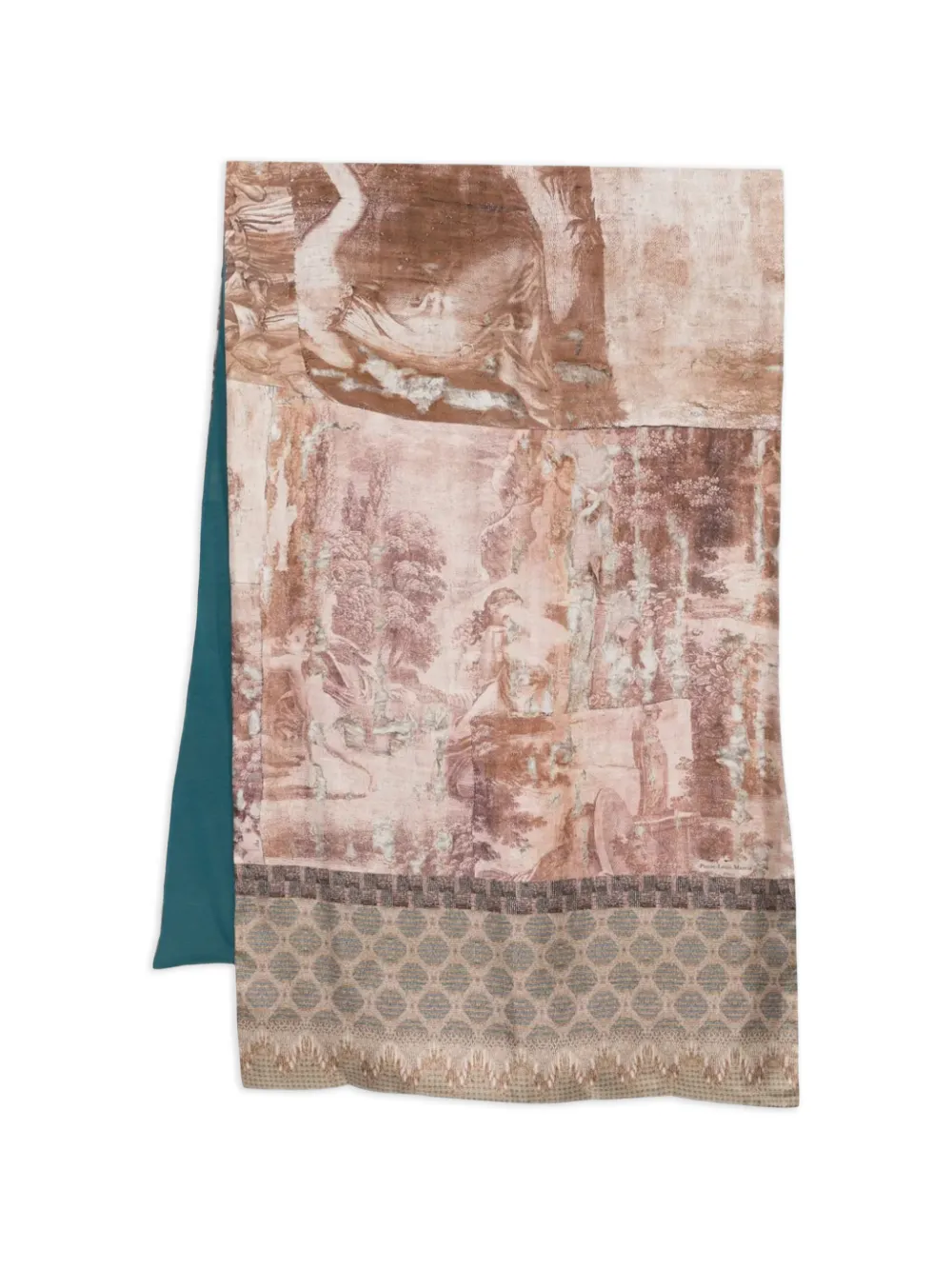 Pierre-Louis Mascia graphic-print scarf - Toni neutri